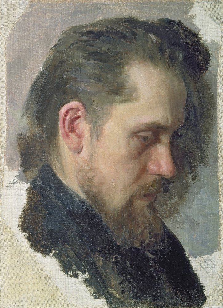 Зохиолч Николай Помяловскийн хөрөг, 1860 он autorstwa Nikolai Vasilievich Nevrev