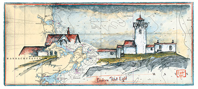 Latarnia morska Eastern Point autorstwa Ole West