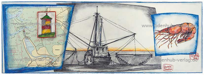 Sytuacja w Greetsiel autorstwa Ole West