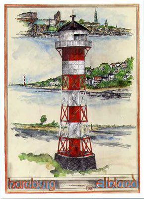 Hamburski region Łaby autorstwa Ole West