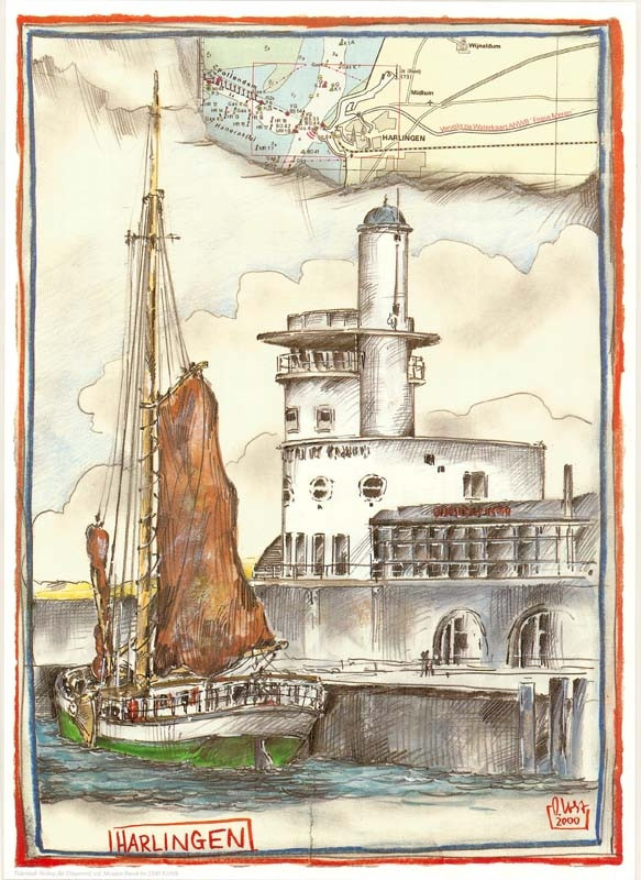 Harlingen, Niderlandy autorstwa Ole West