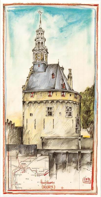 Hoofdtoren (Hoorn), Niderlandy autorstwa Ole West