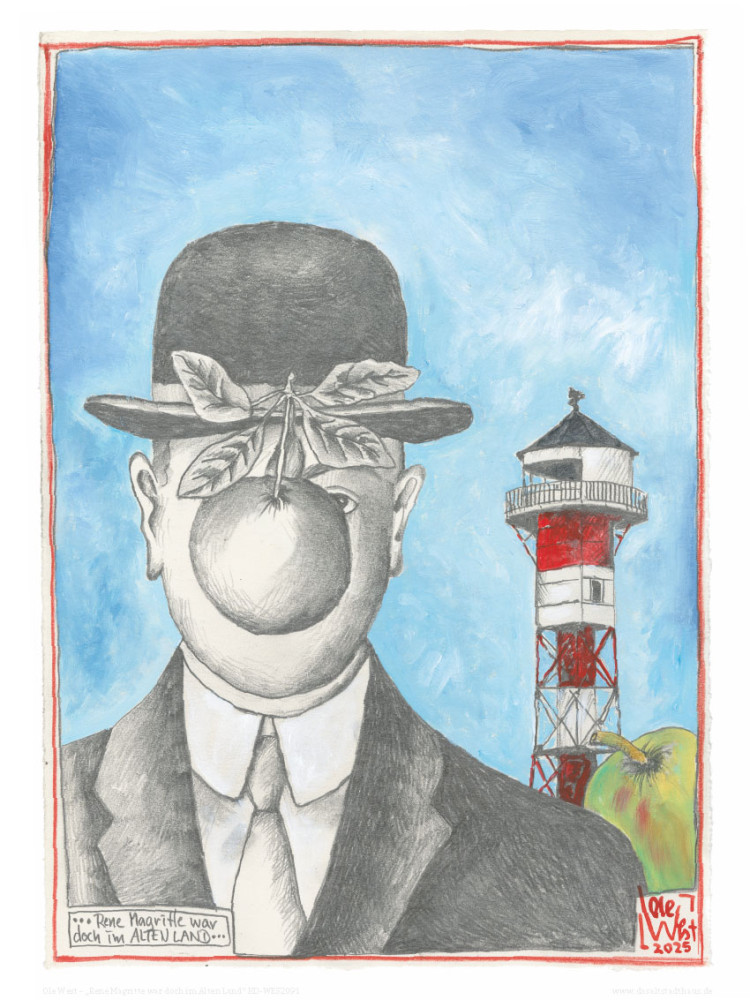 René Magritte był przecież w Altes Land autorstwa Ole West
