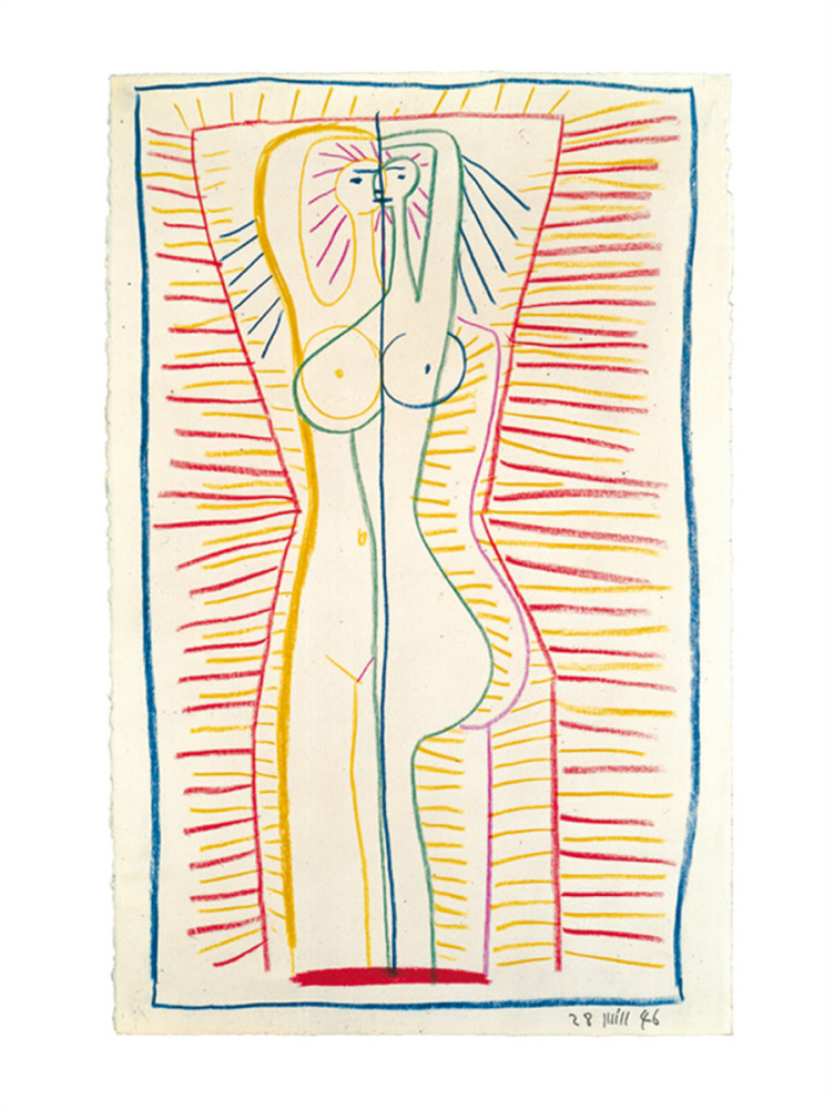 Stojąca naga kobieta II, 1946 autorstwa Pablo Picasso