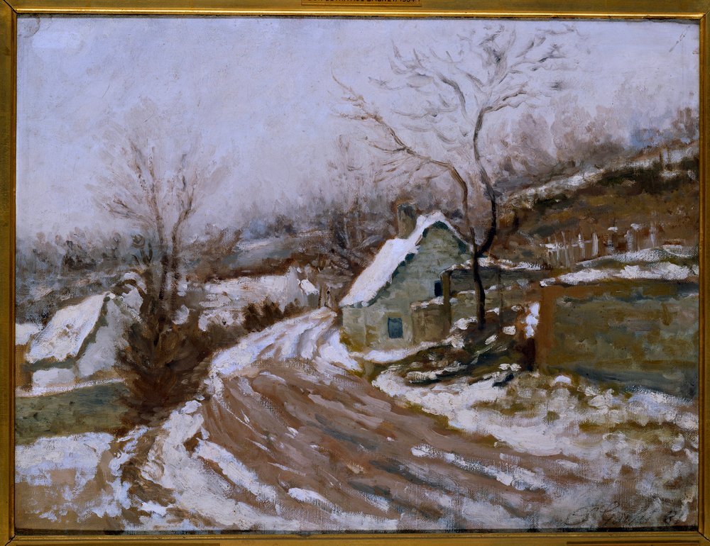 Stara droga w Auvers-sur-Oise (Auvers sur Oise) Obraz Paula Van Ryssela (1826-1909) 1881 nd. 0,4x0,54 m Paryż, Muzeum Orsay autorstwa Paul  Gachet