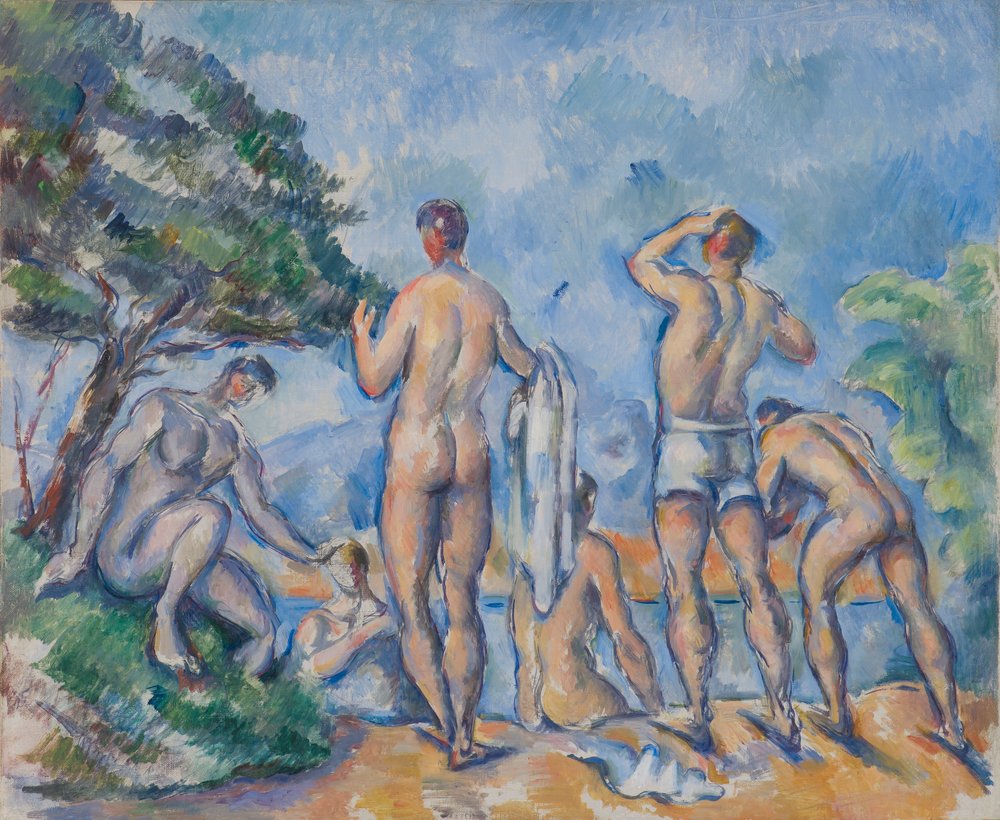 Kąpiących się autorstwa Paul Cézanne