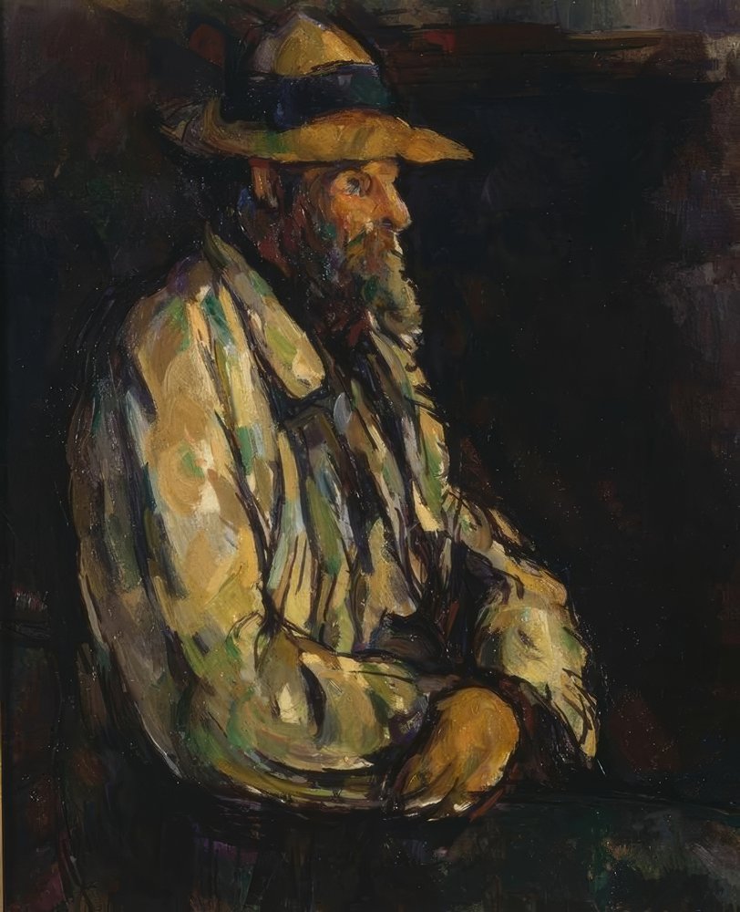 Ogrodnik Vallier autorstwa Paul Cézanne