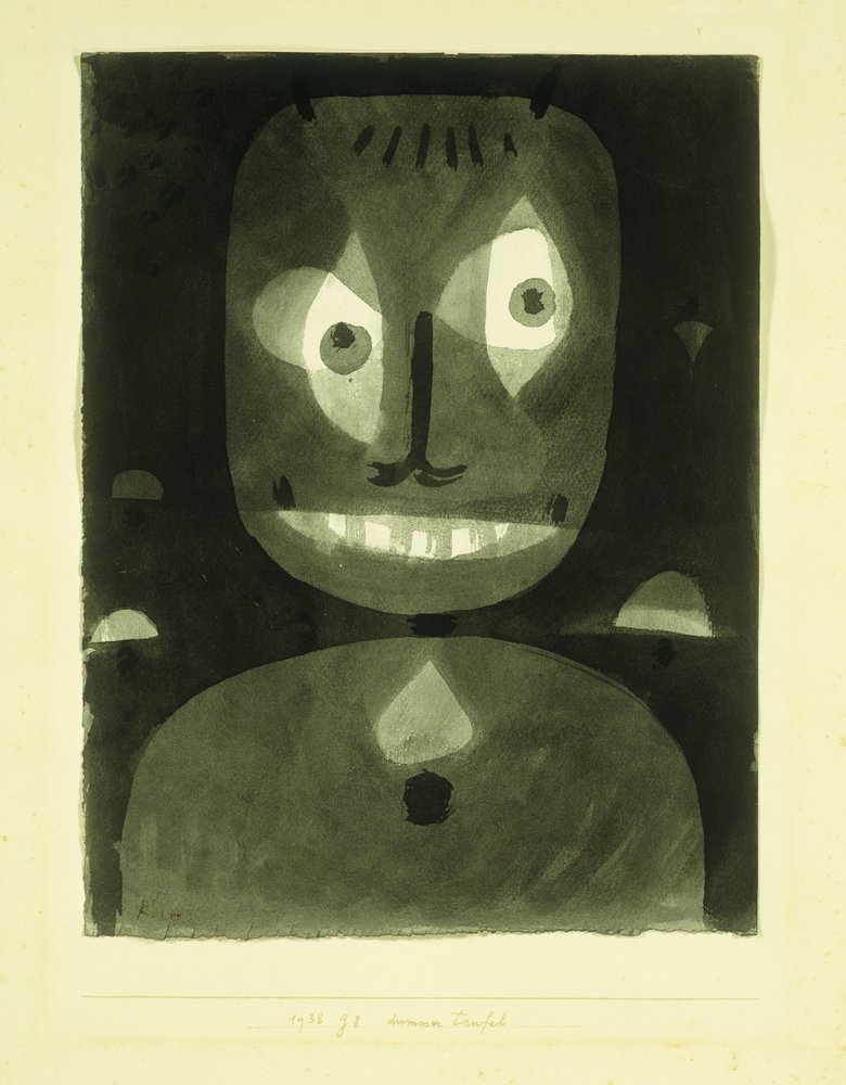 głupi diabeł autorstwa Paul Klee