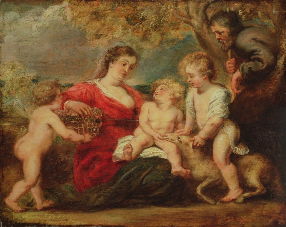 Święta Rodzina w Krajobrazie autorstwa Peter Paul Rubens