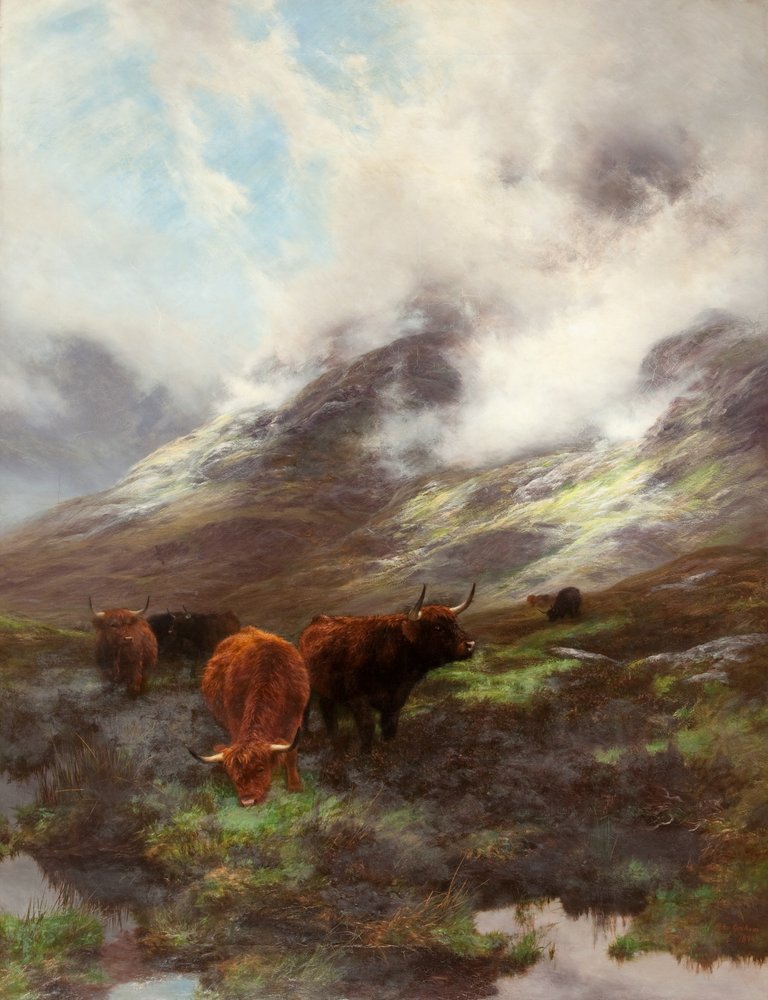 Głowa Glen, 1894 | Peter Graham | Wydruk artystyczny