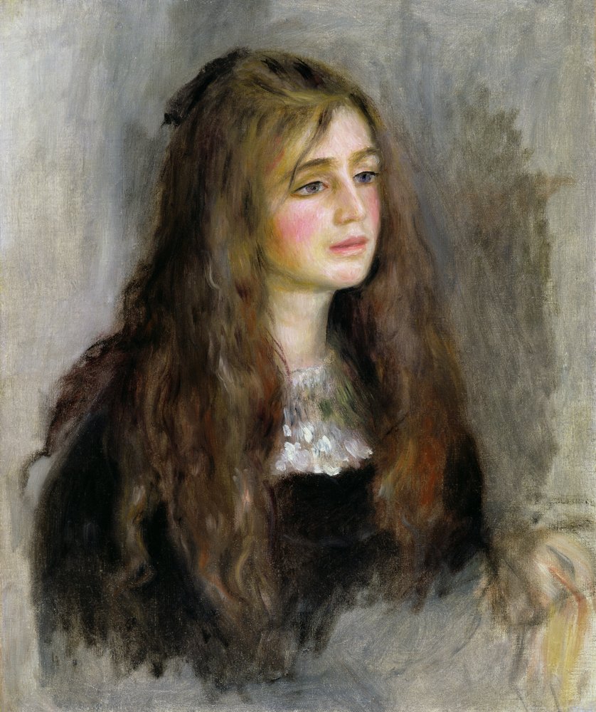 Portret Julie Manet (1878-1966), 1894 autorstwa Pierre-Auguste Renoir