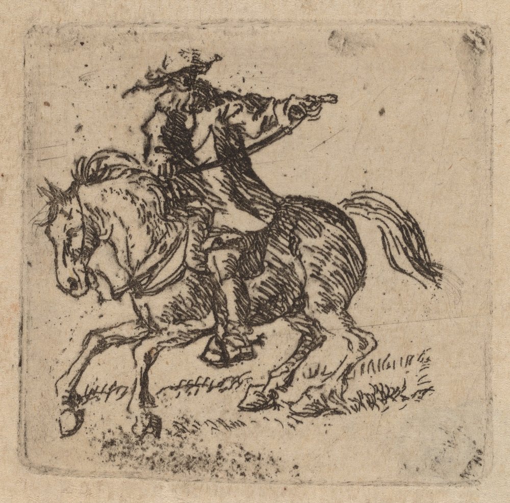 Jeździec autorstwa Pieter van Laer
