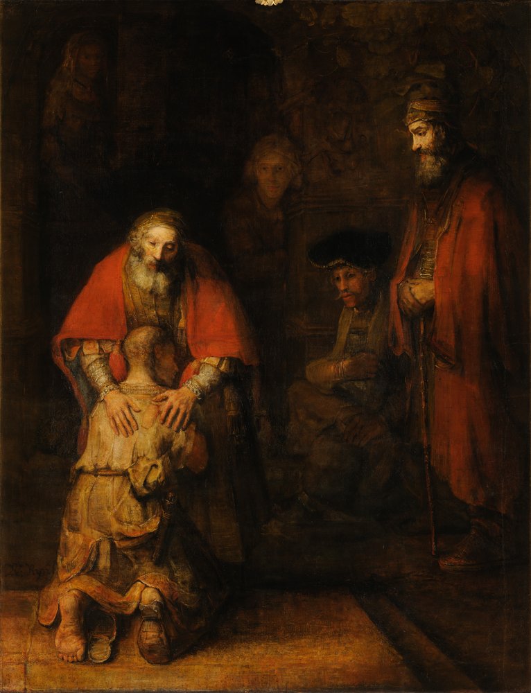 Powrót syna marnotrawnego autorstwa Rembrandt van Rijn