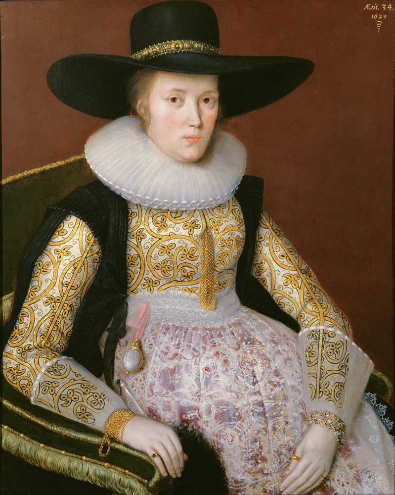 Nieznana dama, 1623 autorstwa Robert Peake