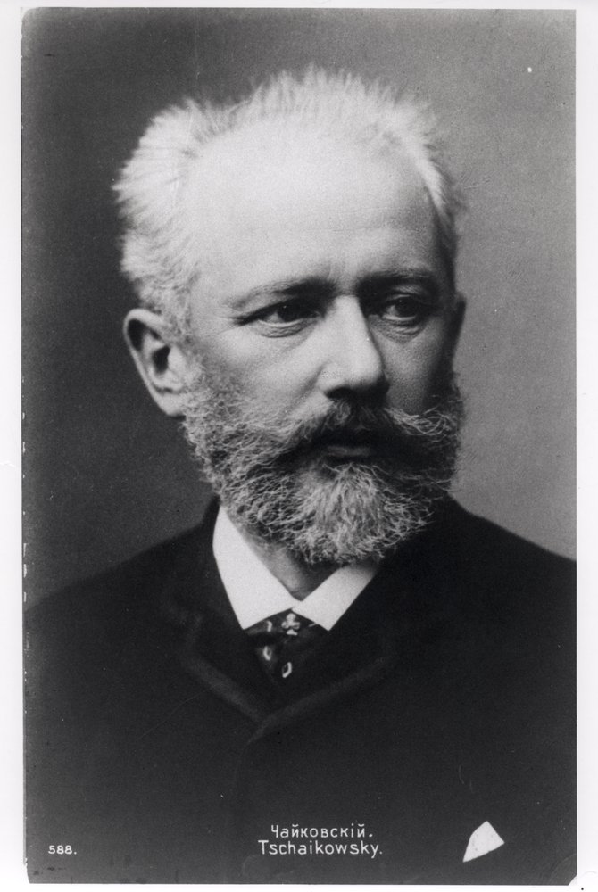 Piotr Iljicz Czajkowski (1840-93) autorstwa Russian Photographer