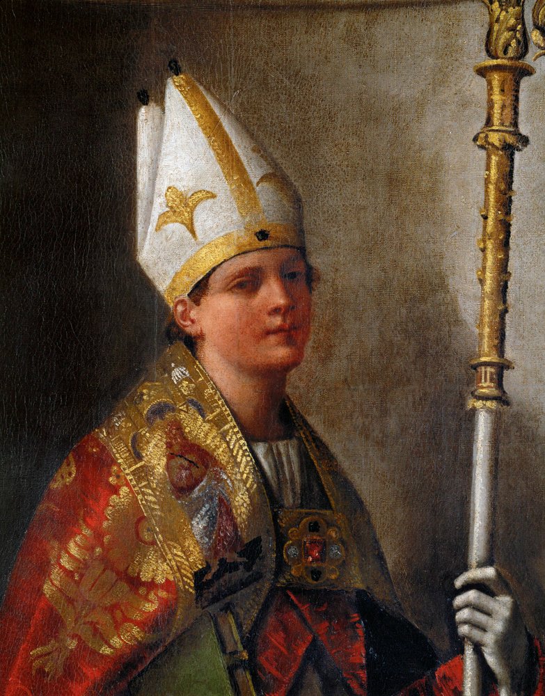 Święty Ludwik z Tuluzy (olej na płótnie) autorstwa Sebastiano del (c.1485-1547) Piombo