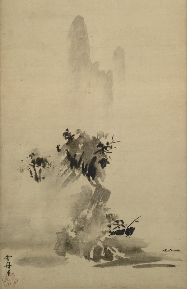 Pejzaż Haboku autorstwa Toyo Sesshu