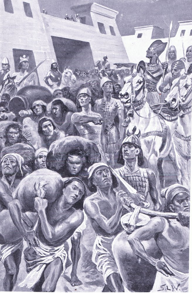 Totmes III splądrował Zahi w czasie żniw autorstwa Stanley L. Wood