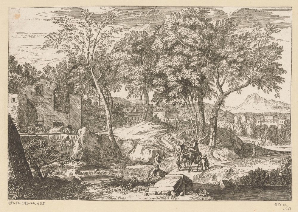 Lot do Egiptu Suite de Paysages (tytuł serii) autorstwa Théodore