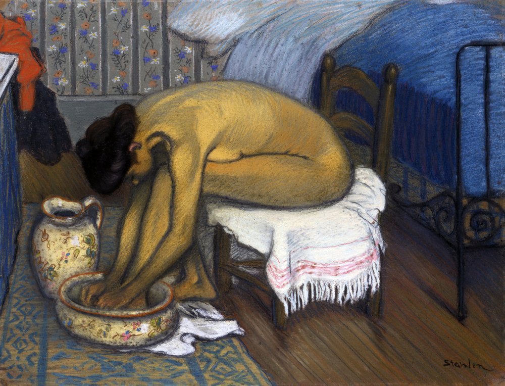 Kąpiel Steinlena, Teofil Alexandre (1859-1923) autorstwa Théophile Alexandre Steinlen