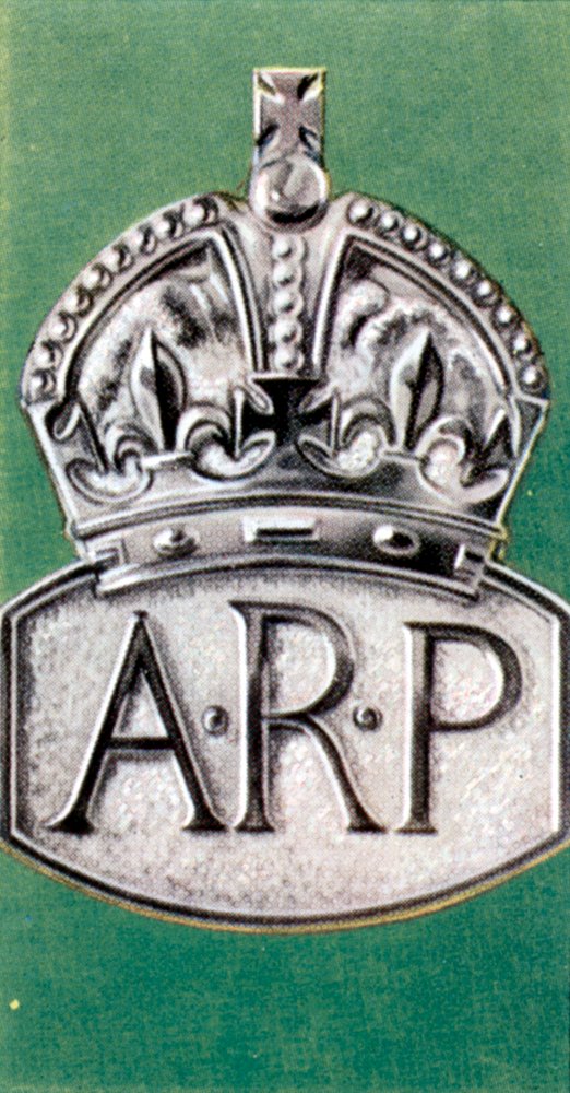 Środki ostrożności w przypadku nalotów, karta papierosowa, brytyjska, 1938 r. autorstwa Unbekannt