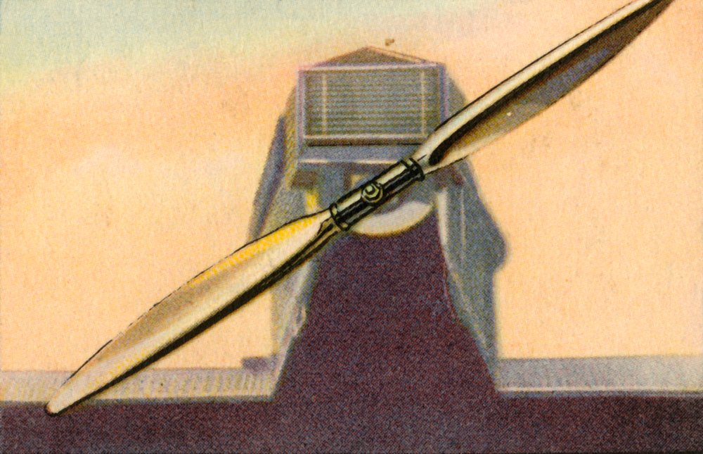 Metalowe śmigło Junkersa z regulowanymi łopatkami, 1932. autorstwa Unbekannt