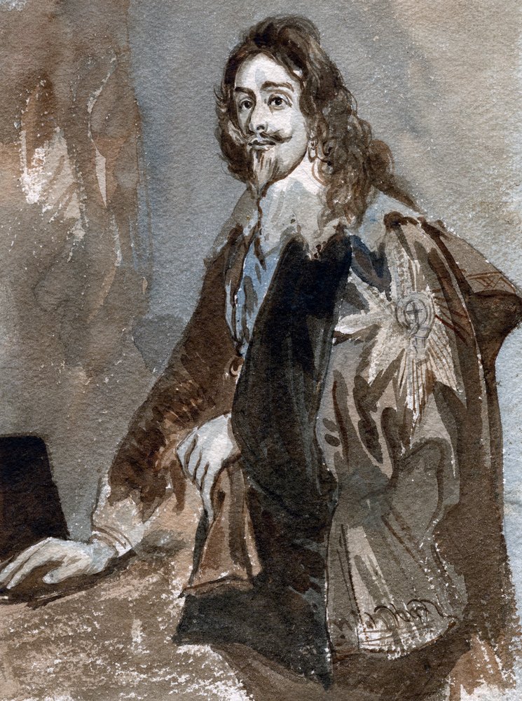 Król Karol I 1600-1649, XVIII w. autorstwa Unbekannt