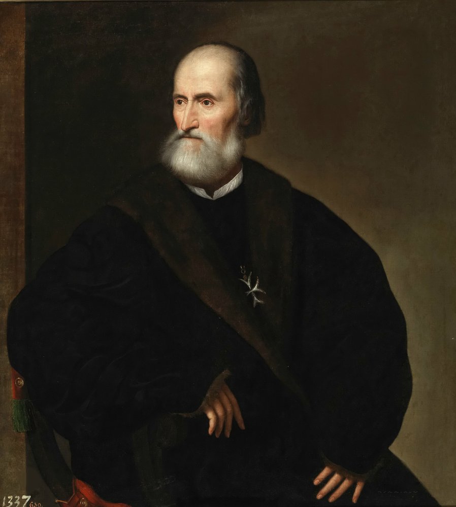 Pietro Bembo jako przeor joannitów, ok. 1537. autorstwa Unbekannt