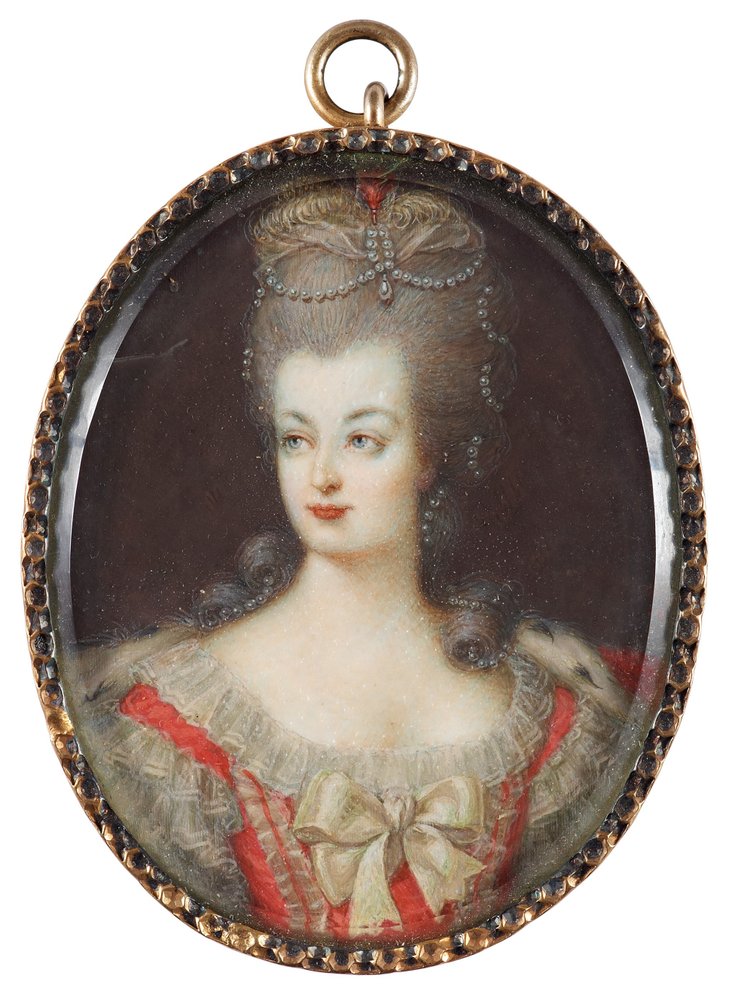 Portret królowej Marii Antoniny Francji 1755-1793, połowa XVIII w. autorstwa Unbekannt