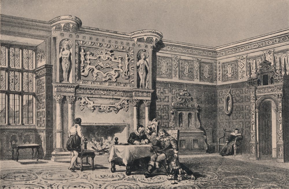 Wielka Komnata, Montacute, Somerset, 1915. autorstwa Unbekannt