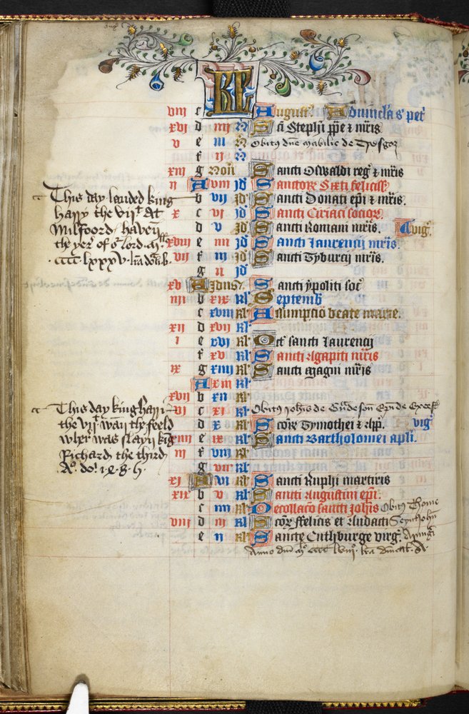 Book of Hours („Godziny Beauforta/Beauchamp”) autorstwa Unbekannter Künstler