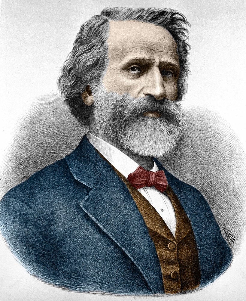 Giuseppe Verdi (1813-1901), włoski kompozytor autorstwa Unknown artist