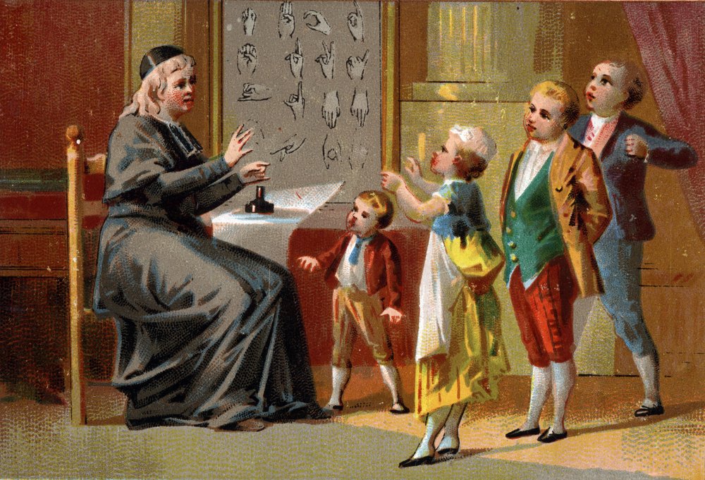 Ksiądz de l'Épée (Charles-Michel de l'Épée) autorstwa Unknown artist
