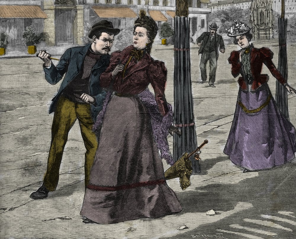 Zabójstwo cesarzowej Elżbiety Austrii (Sissi) przez włoskiego anarchistę Luigiego Lucheniego w Genewie autorstwa Unknown artist