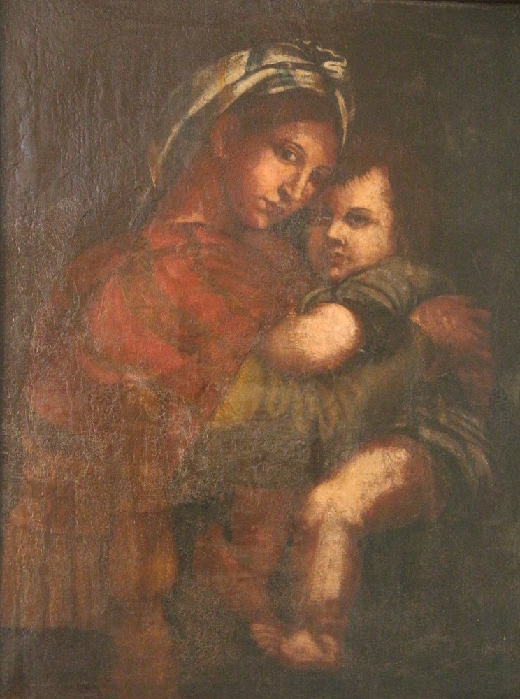 Madonna z Dzieciątkiem autorstwa Vasilis Michaelides
