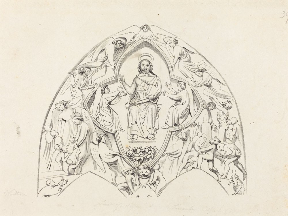 Sąd Ostateczny, Katedra w Lincoln autorstwa W. Walton after John Flaxman