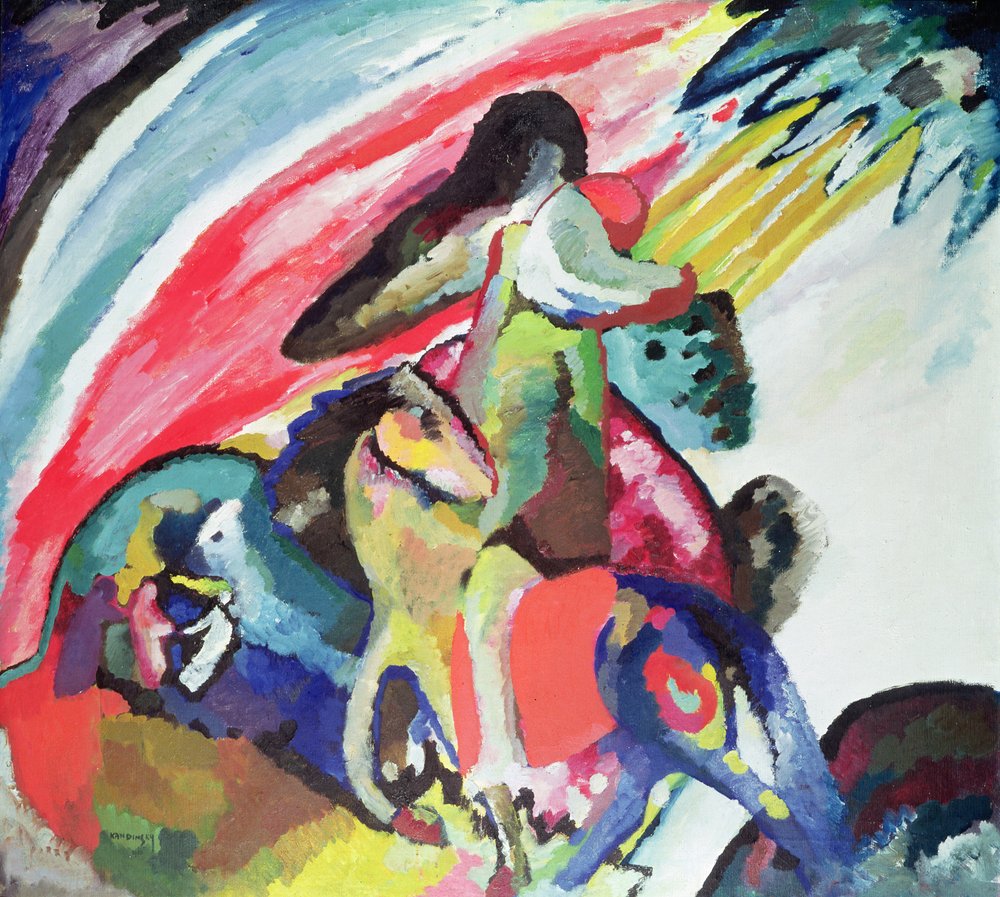 Jeździec autorstwa Wassily Kandinsky