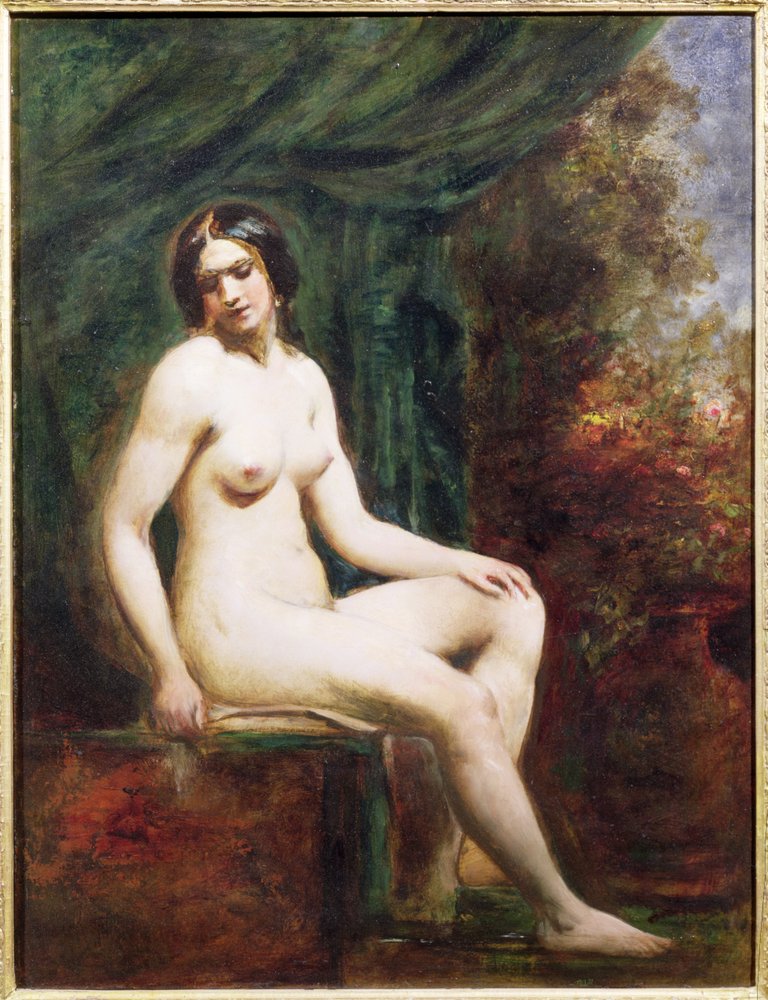 Siedzący akt kobiecy autorstwa William Etty