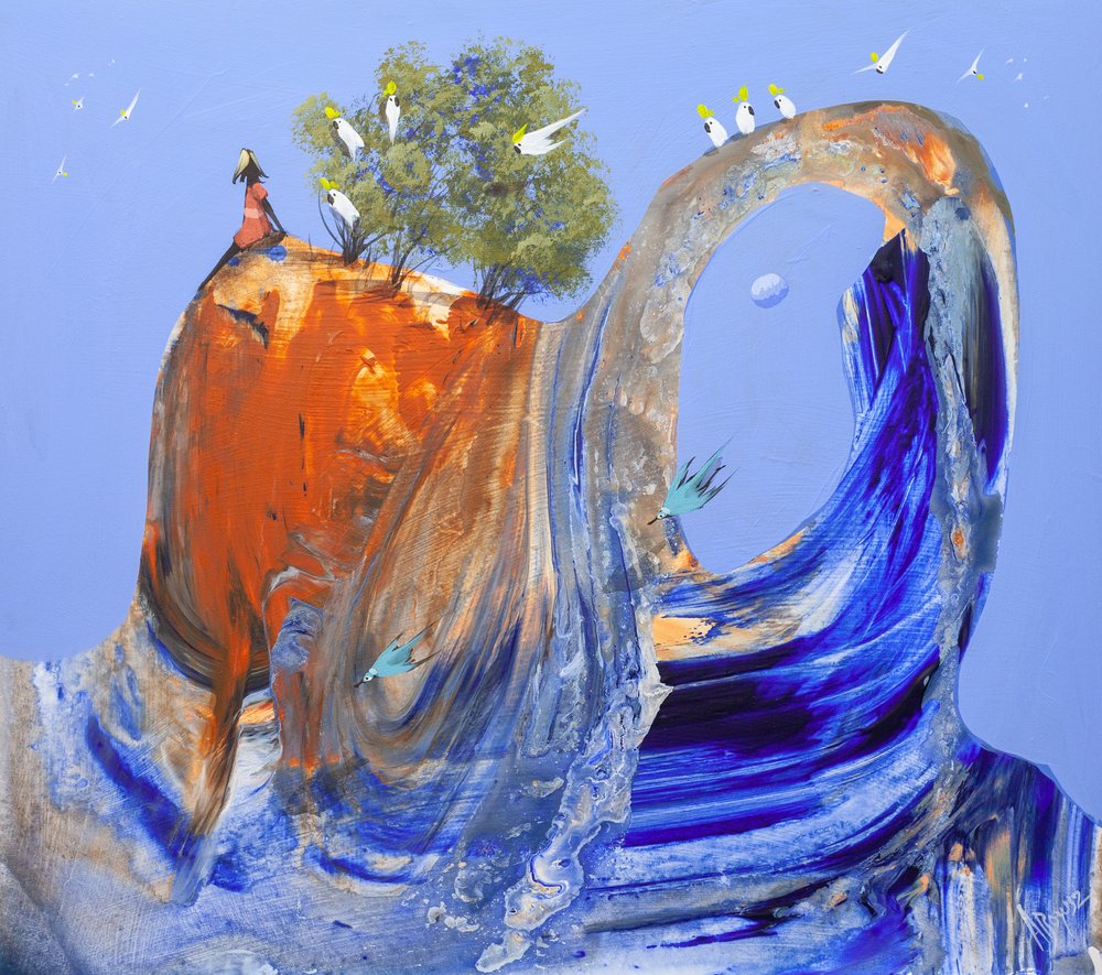 Kobieta podziwiająca łuk Serene autorstwa Adam Bogusz