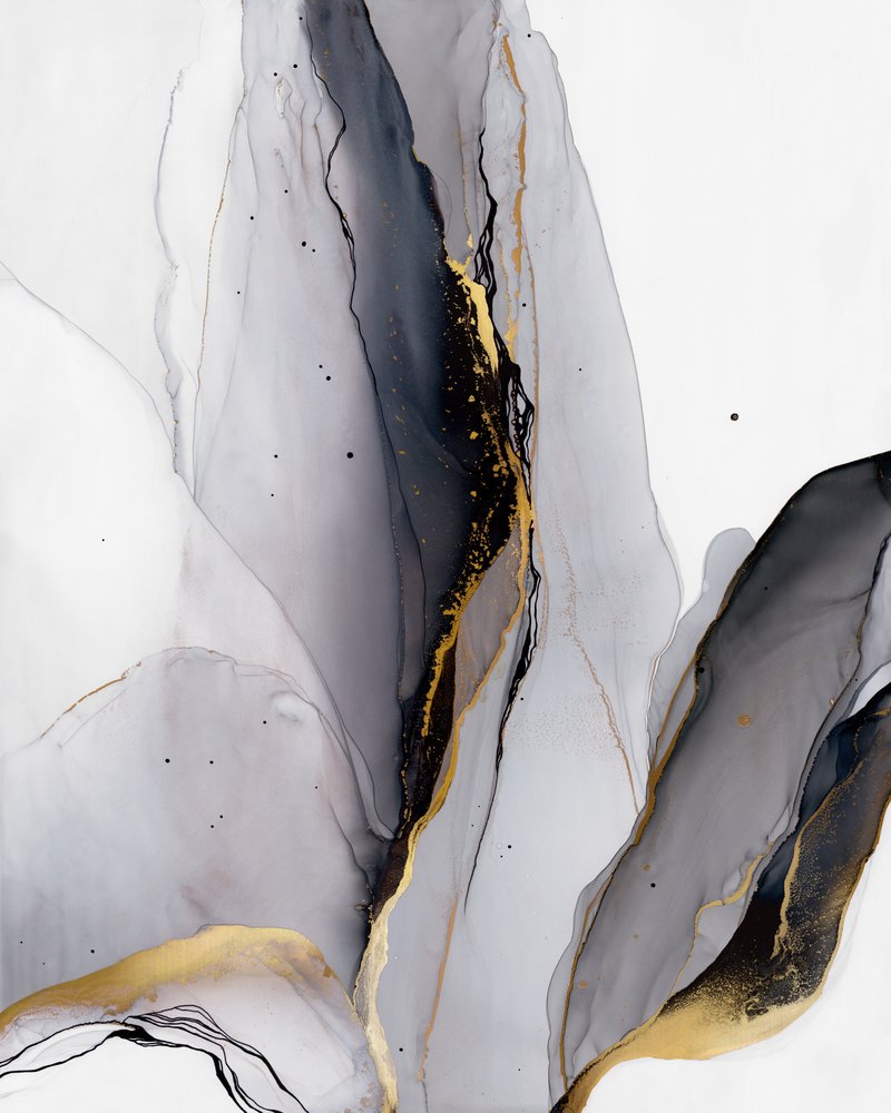 Elegancki, złoto-szary wzór autorstwa Alevtina Shelest