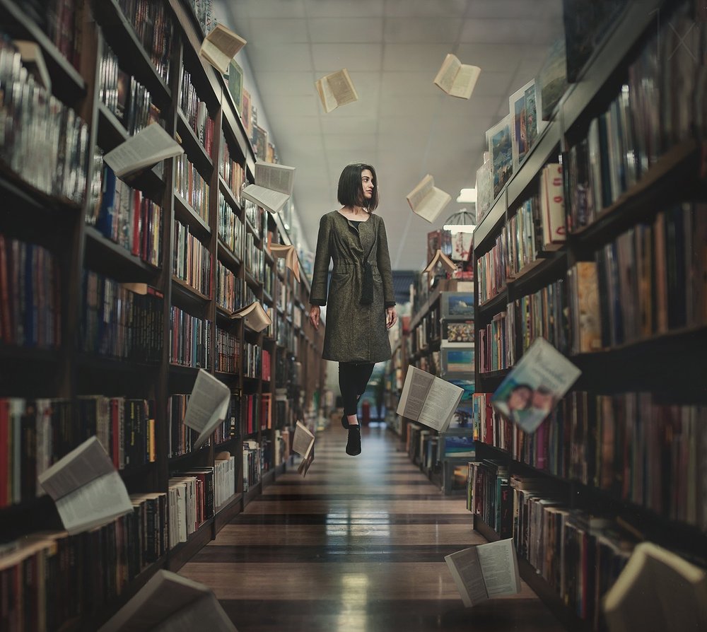 Marzenie o pływającej bibliotece autorstwa Alexandar Lazarov