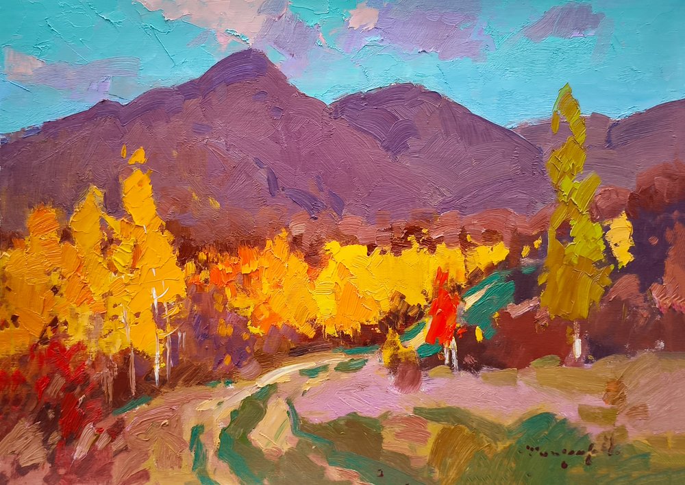 Jesienna górska ścieżka autorstwa Alexander Shandor