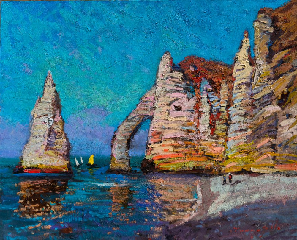 Klify w Étretat – łuk morski autorstwa Alexander Shandor