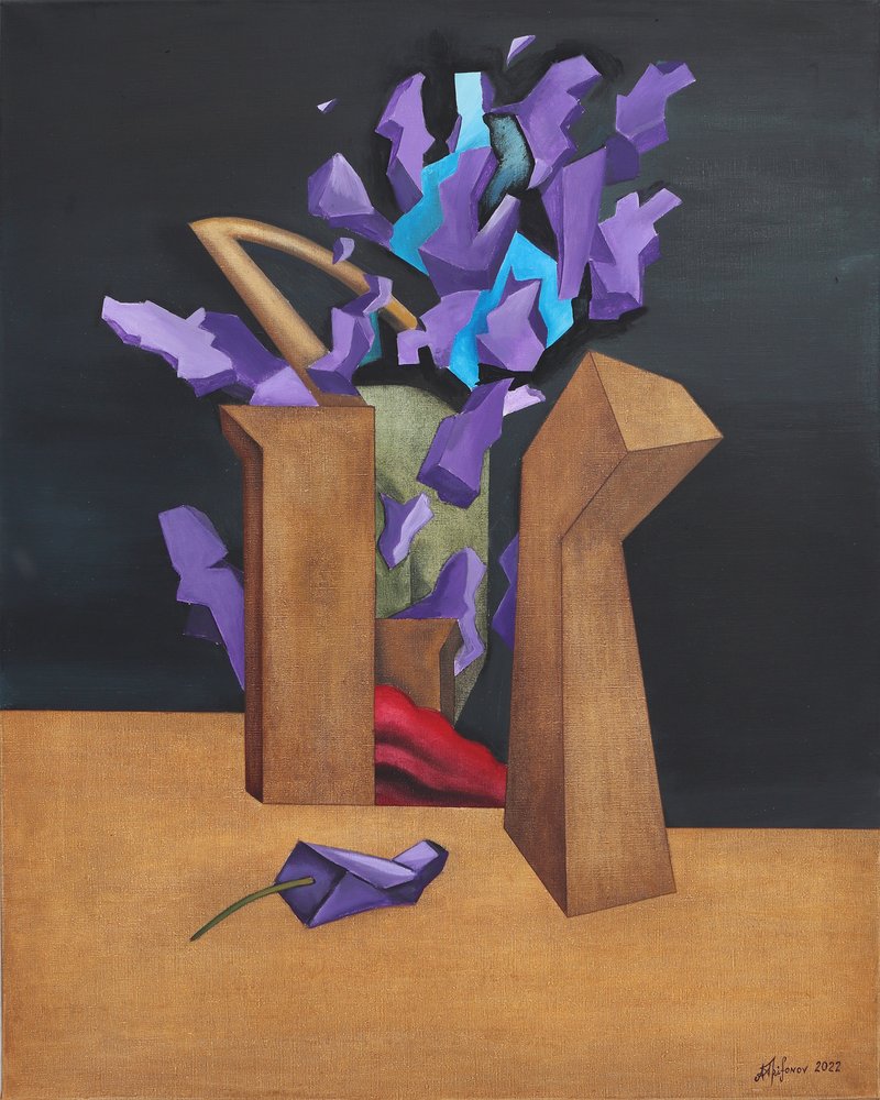 Fioletowa geometryczna eksplozja autorstwa Alexander Trifonov