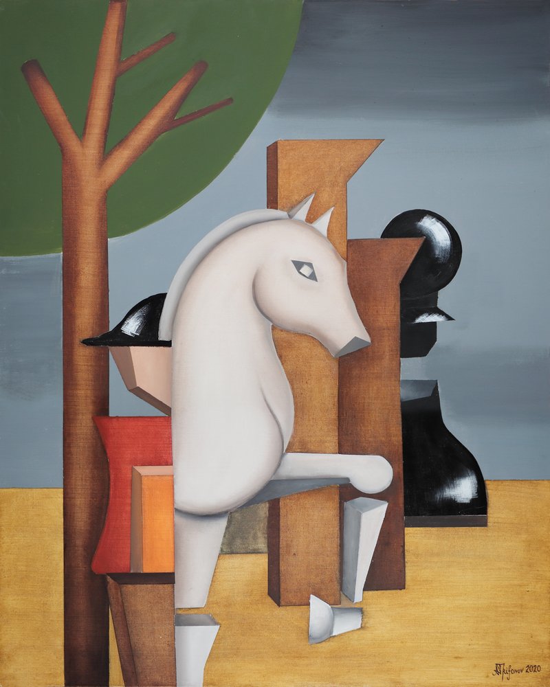 Strategiczny skoczek szachowy autorstwa Alexander Trifonov