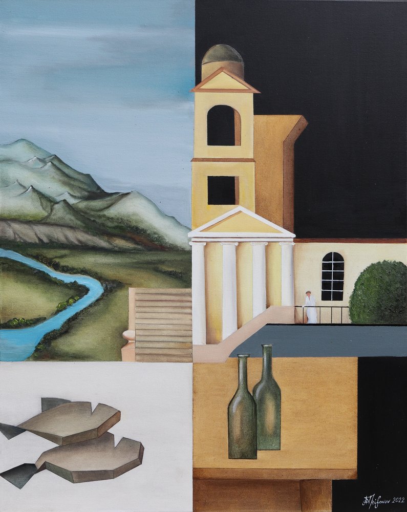 Surrealistyczna kompozycja podzielona autorstwa Alexander Trifonov