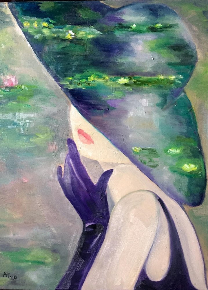 Eleganckie odbicie lilii autorstwa Alexandra Higgins