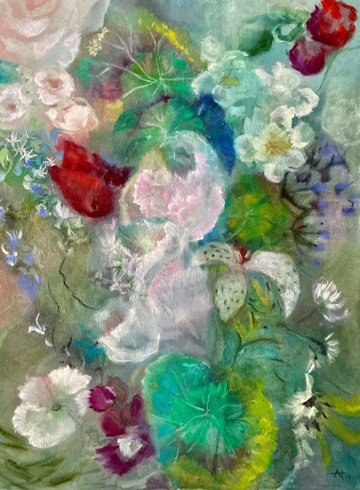 Kwitnący ogród autorstwa Alexandra Higgins