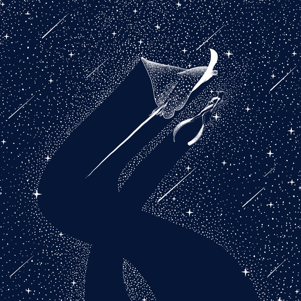 Kosmiczny sen manty autorstwa Alirıza ÇAKIR