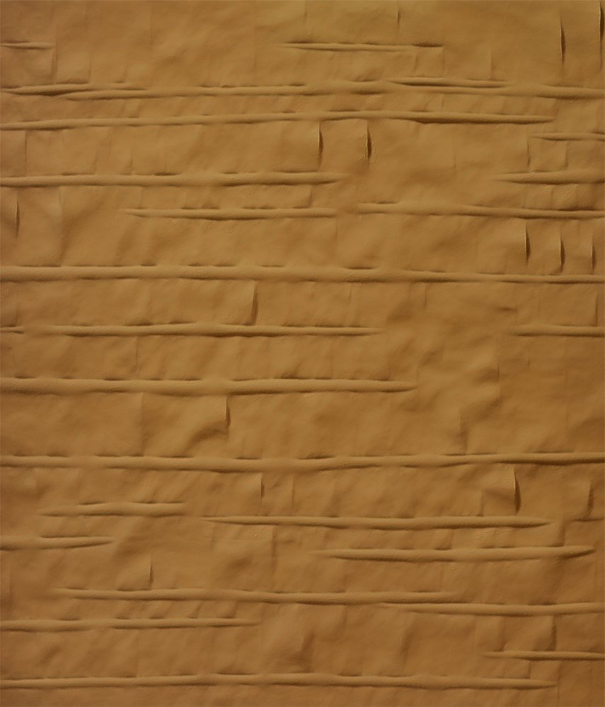 Abstrakcyjne, ziemiste fałdy autorstwa Alma